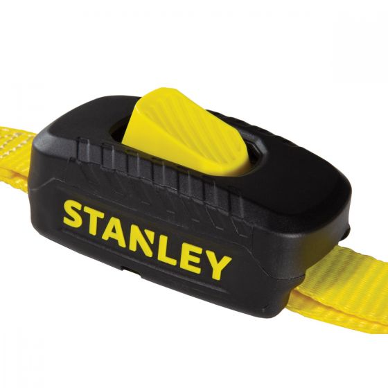 Stanley 1,200-lb Cam Buckle Tie Down, Adjustable Cargo Strap, 1-in