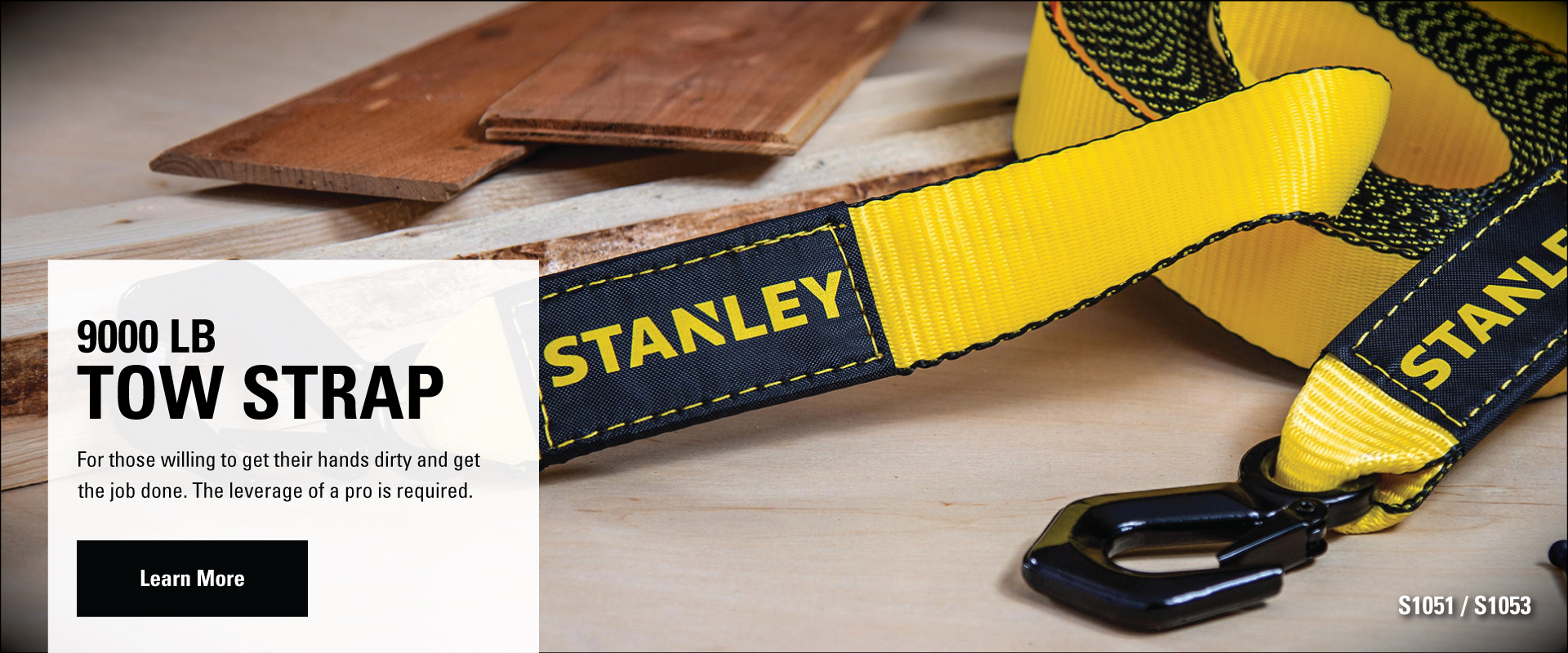  STANLEY S9500 Black/Yellow 1 x 10' Ratchet Straps - Light  Cargo Hauling (900 lb Break Strength), 4 Pack : Tools & Home Improvement